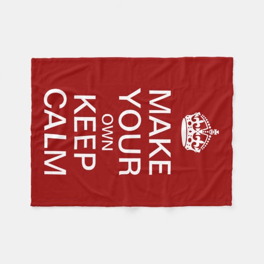 Kalm houden en Sjabloon uitvoeren Fleece Deken (Voorkant (Horizontaal))