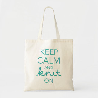 Kalm houden en sluiten aan tote bag