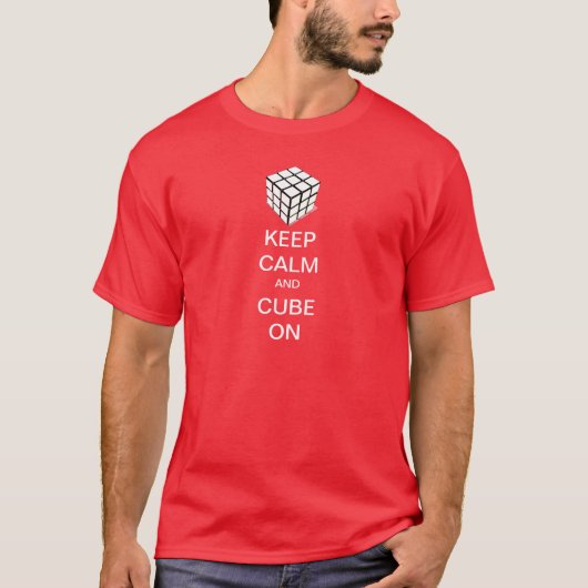 Kalm houden en snijden t-shirt (Voorkant)