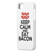 kalm houden en spektakel eten grappig hoesje (Achterkant Links)