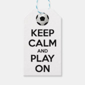 Kalm houden en spelen aan cadeaulabel (Voorkant)