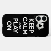 Kalm houden en spelen aan Case-Mate iPhone case (Achterkant (horizontaal))