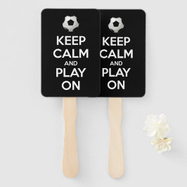 Kalm houden en spelen aan handwaaier