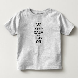 Kalm houden en spelen aan kinder shirts