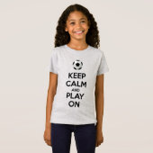 Kalm houden en spelen aan t-shirt (Voorkant volledig)
