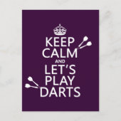 Kalm houden en spelen briefkaart (Voorkant)