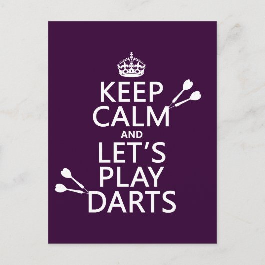 Kalm houden en spelen briefkaart (Voorkant)