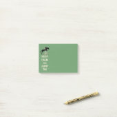 Kalm houden en springen op paard post-it® notes (Op bureau)