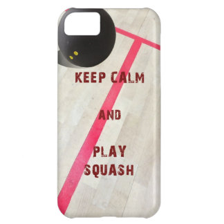 Kalm houden en Squash afspelen iPhone 5C Hoesje
