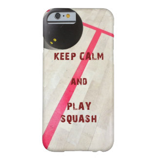 Kalm houden en Squash afspelen Barely There iPhone 6 Hoesje