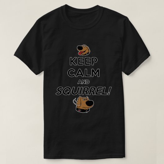 Kalm houden en SQUIRREL Essential T-Shirt (Design voorkant)