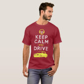 Kalm houden en station -2107- /version4 t-shirt (Voorkant volledig)