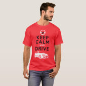 Kalm houden en station -Leon-/version3 T-shirt (Voorkant volledig)