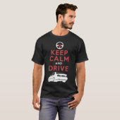 Kalm houden en station -M5- /version2 T-shirt (Voorkant volledig)