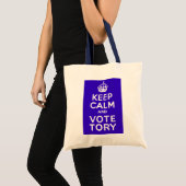 Kalm houden en stemmen ~ Politiek U.K. Tote Bag (Voorkant (product))