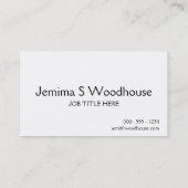 Kalm houden en stemmen visitekaartje (Achterkant)