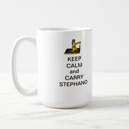 Kalm houden en Stephano Mok dragen (Links)