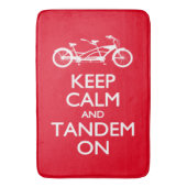 Kalm houden en Tandem aan Badmat (Voorkant Verticaal)