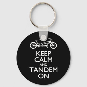 Kalm houden en Tandem aan Sleutelhanger