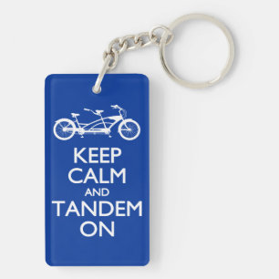 Kalm houden en Tandem aan Sleutelhanger