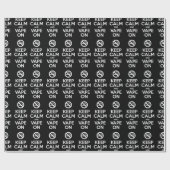 Kalm houden en tape ingeschakeld ~ Self Motivatie Cadeaupapier (Vlak)