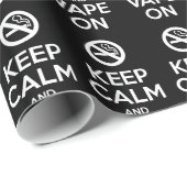 Kalm houden en tape ingeschakeld ~ Self Motivatie Cadeaupapier (Rol Hoek)