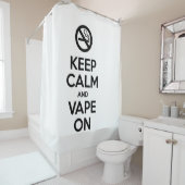 Kalm houden en tape ingeschakeld ~ Self Motivatie Douchegordijn (In situ)