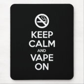 Kalm houden en tape ingeschakeld ~ Self Motivatie Muismat (Voorkant)