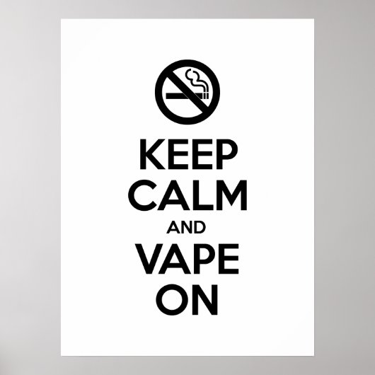 Kalm houden en tape ingeschakeld ~ Self Motivatie Poster (Voorkant)