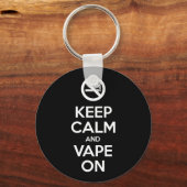 Kalm houden en tape ingeschakeld ~ Self Motivatie Sleutelhanger (Voorkant)