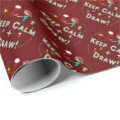 Kalm houden en tekenen cadeaupapier (Rol Hoek)