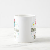 Kalm houden en tekenen koffiemok (Center)