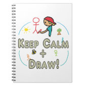Kalm houden en tekenen notitieboek (Voorkant)