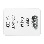 Kalm houden en tellen Schapen Magnet Magneet (Horizontaal)