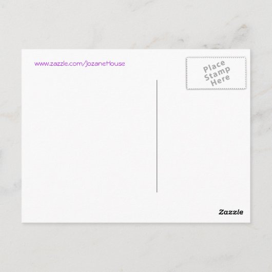 Kalm houden en thee Briefkaart hebben (Achterkant)