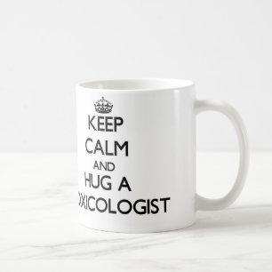Kalm houden en Toxicoloog vasthouden Koffiemok