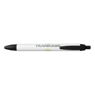 Kalm houden en transcriberen zwarte inkt pen
