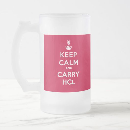 Kalm houden en transporteren HCL Matglas Bierpul (Links)