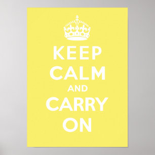 Kalm houden en transporteren On_LEMON MERINGUE Poster