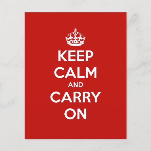 Kalm houden en transporteren op vliegers flyer (Voorkant)