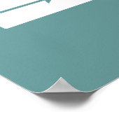 Kalm houden en trouwen aan poster (Hoek)