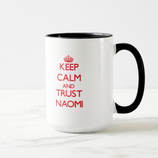 Kalm houden en TRUST Naomi Mok (Rechts)