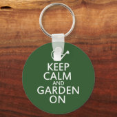 Kalm houden en tuinen aan sleutelhanger (Voorkant)