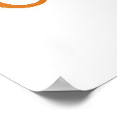  kalm houden en tuinen houden op wortelen poster (Hoek)