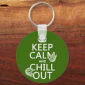 Kalm houden en Uitkantelen (slet) (om het even wel Sleutelhanger (Voorkant)