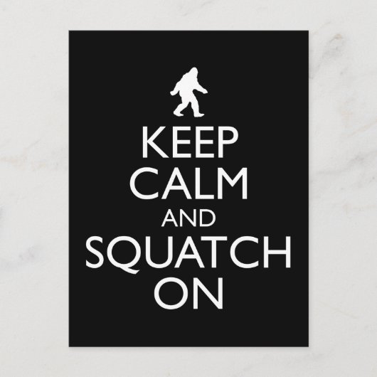 Kalm houden en uitlijnen briefkaart (Voorkant)