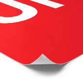 Kalm houden en Unicycle Poster (Hoek)