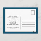 Kalm houden en uw hand wassen briefkaart (Achterkant)