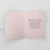 Kalm houden en Valentijn kappen Feestdagen Kaart (Binnen)