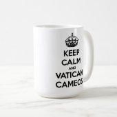 Kalm houden en Vaticaan Cameos Mok (Voorkant rechts)